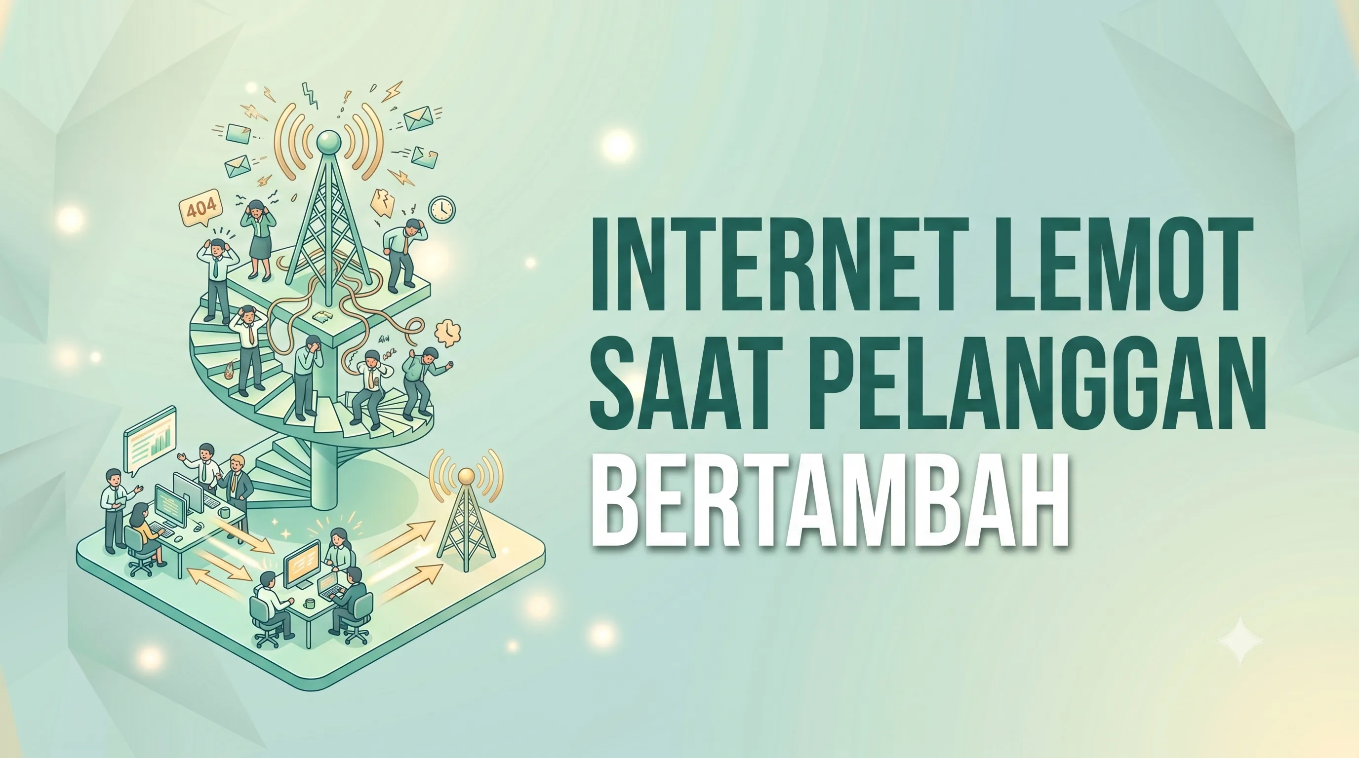 Internet Lemot Saat Pelanggan Bertambah? Cek Dulu Sisi Penagihannya