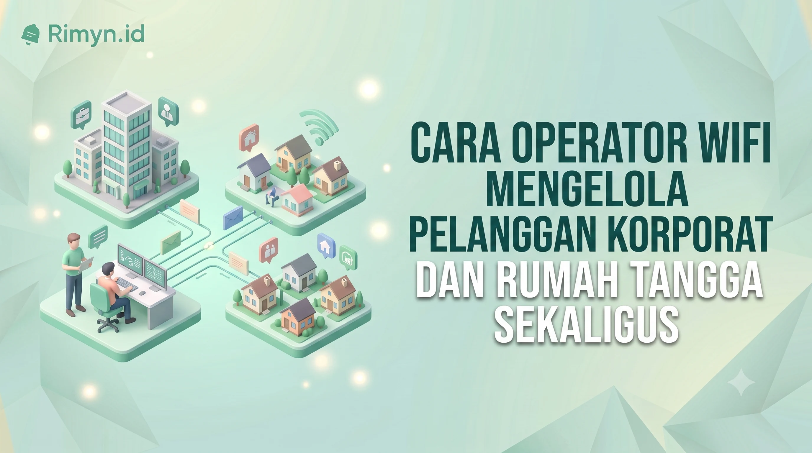 Cara Operator WiFi Mengelola Pelanggan Korporat dan Rumah Tangga Sekaligus