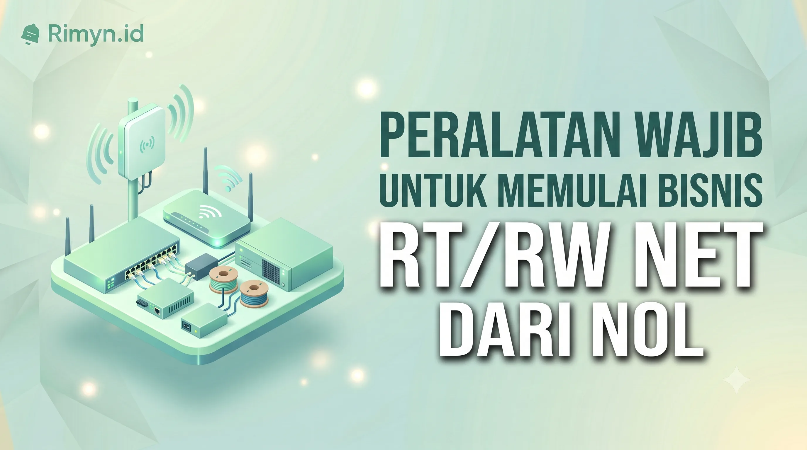 Peralatan Wajib untuk Memulai Bisnis RT/RW Net dari Nol